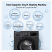 Washing Machine: LG 8 Kg 5 Star Inverter Direct Drive Touch Panel Fully Automatic Front Load Washing Machine (FHM1408BDM, Steam for Hygiene, In-Built Heater, 6 Motion DD, Middle Black)